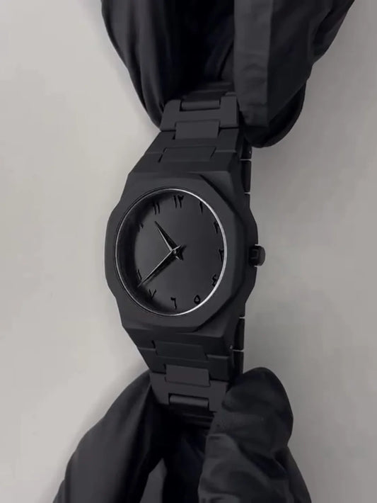 Black Arabic Aura Watch Fiber