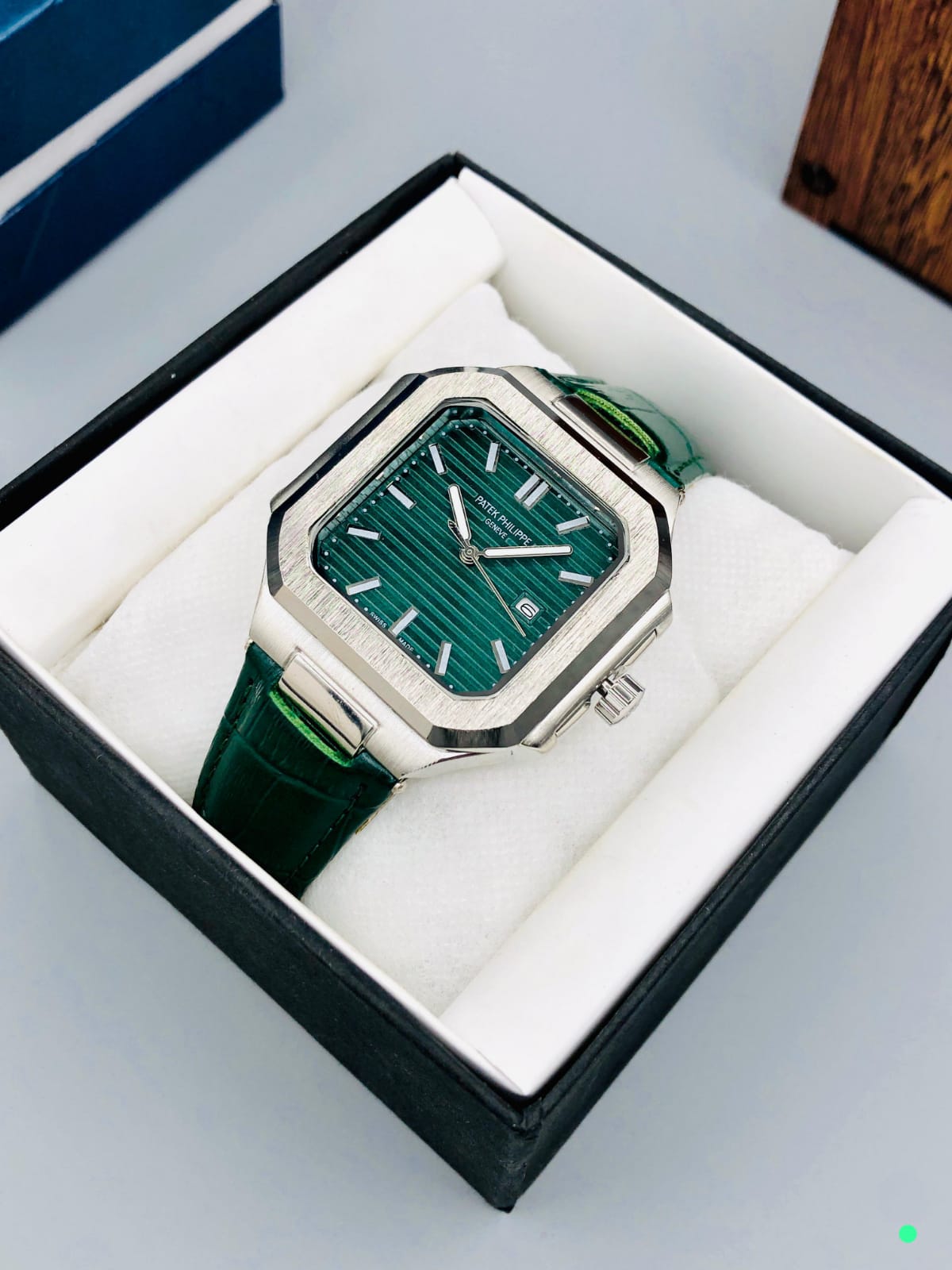 Patek Phillipe Square Leather Strap